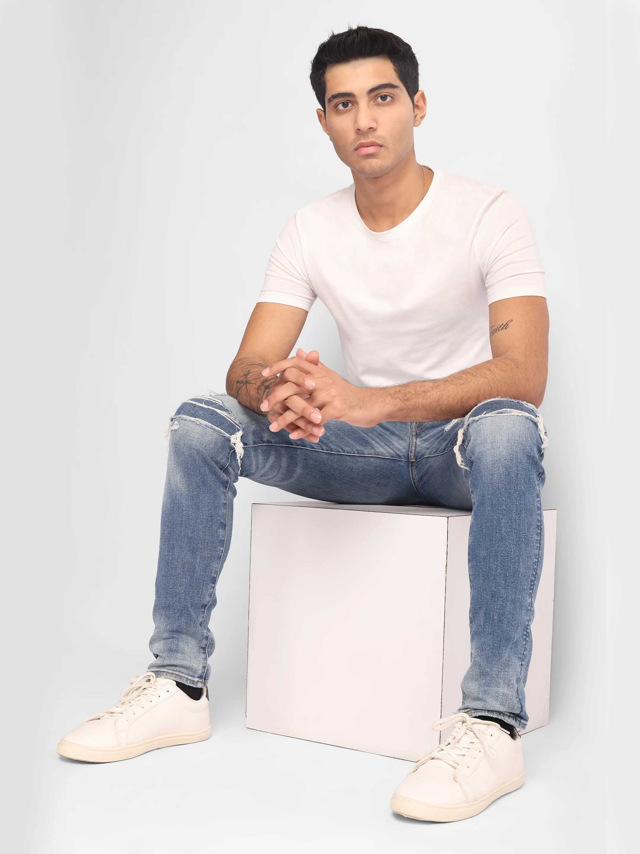 male model ecommerce photography Top Wear T-shirts